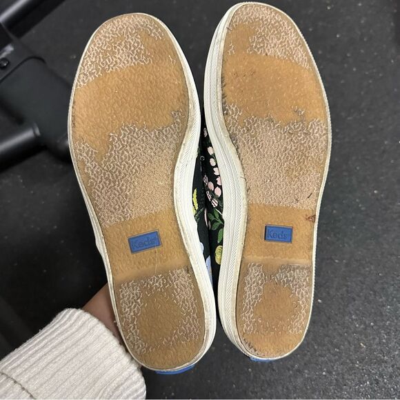 Rifle Paper Co. x Keds black floral tennis shoes - Picture 6 of 11